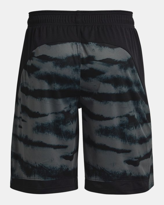 Men's UA Baseline 10'' Printed Shorts, Black, pdpMainDesktop image number 6